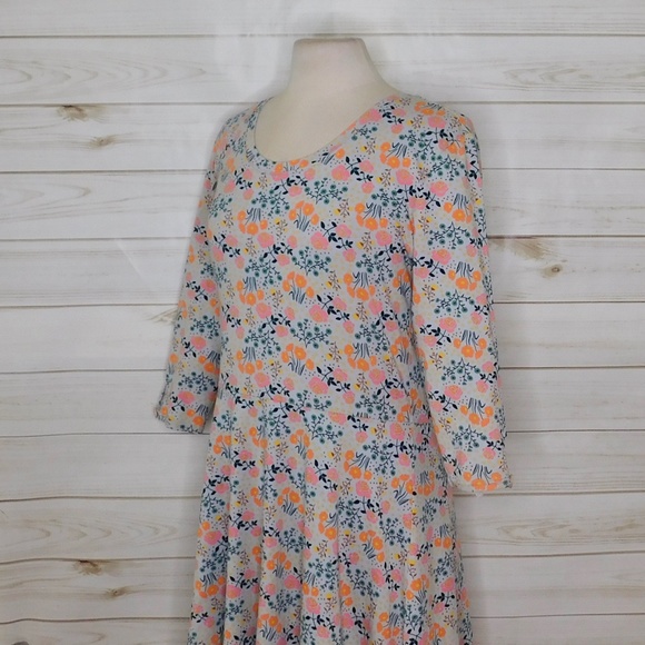 Matilda Jane Floral Dress with Green Ruffle - Picture 6 of 7